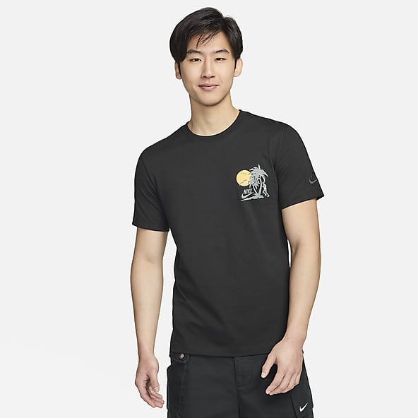 Camisetas nike negras hombre outlet